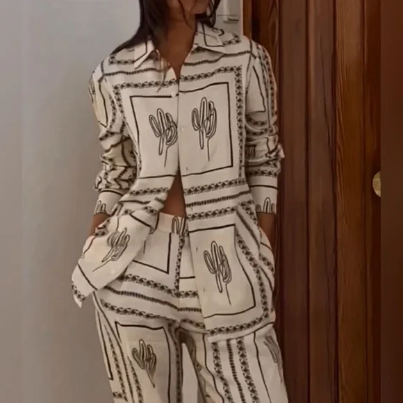 Viral 2 piece desert cactus set - Picture 2 of 13